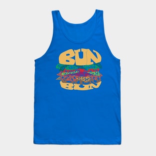 Words Burger Tank Top